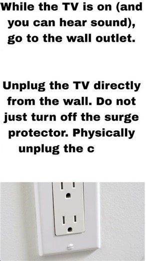 Vizio TV Black Screen But Sound Works? #shorts #shortvideo #tech