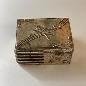 Vintage Occupied Japan Metal Trinket Box – Musical Note & Bird Design Collectible - Etsy