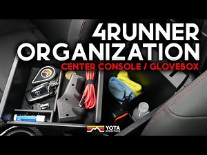 Maximize The Storage In Your 4Runners Center Console And Glovebox
