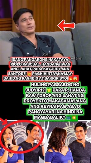 PIOLO PASCUAL, HANDANG IWAN ANG LAHAT PARA KAY JUDY ANN! 😱💍 REUNION NA NGA BA?! 🔥 #PIOLO #JUDYANN