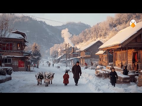 China’s Northernmost Arctic Town at -30°C (Mohe🇨🇳) | 4K UHD