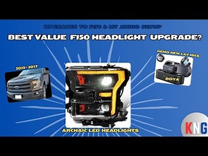 F150 Headlight Upgrade & Wireless Mic Test | Archaic + BOYA Review