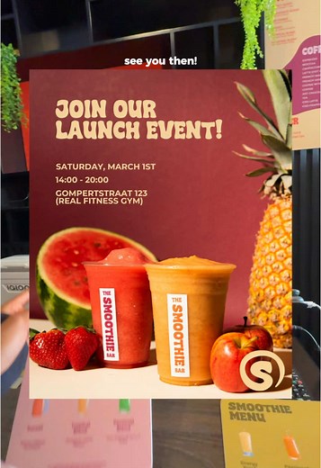 Smoothie Bar Launch Event at Real Fitness Gym