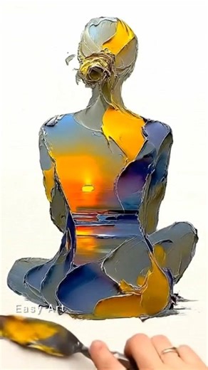 Acrylic painting of Abstract artwork of woman . . #AcrylicArt #AcrylicPainting #ArtisticExpression #ArtistLife #ArtworkInspiration #CreativeJourney #ArtCommunity #AcrylicPour #ArtisticVibes #ColorfulCreations #ArtLovers #PaintingProcess #ArtisticJourney #visualart #abstractart #abstract | Easy Art