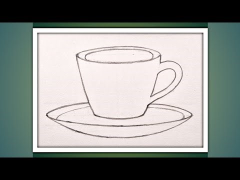 Cup and Plate Drawing Video | Easy Drawing VIDEO #70