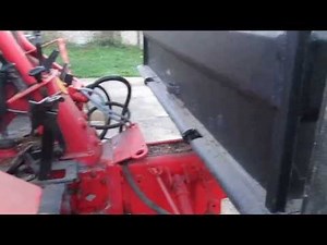 RS 09 / GT 124 mit hydraulischer Kipperpritsche, Heckkraftheber und Balkenmähwerk