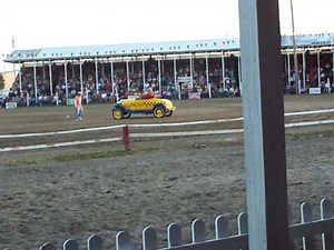 A Funny Clown Act From Nebraska's Big Rodeo