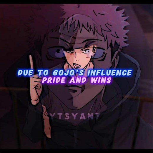 ""gojo influence pride and wins 🔥"- gojo saturo | jujutsu kaisen #gojo #jjk #anime #shorts