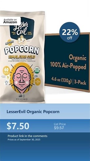 LesserEvil Organic Popcorn