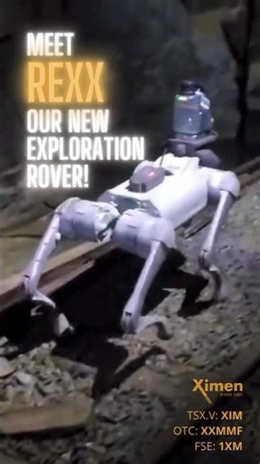 Ximen's Newest Addition REXX the Rover — LiDAR Surveying Kenville Gold Mine
