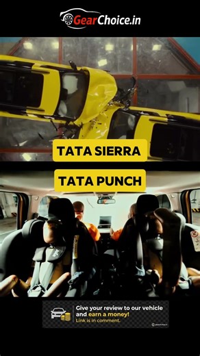 Tata Punch 2026 vs Tata Sierra Crash Test | Shocking Durability Comparison!
