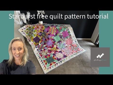 Lets create the Starburst Adv Beginner friendly quilt by FreeSpirit using Tula Pink Untamed fabric