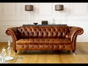 Chesterfield sofa 3Ds MAX modeling PROMO