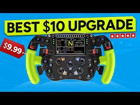 My BEST/CHEAPEST Upgrade For ANY Simracing Wheel!