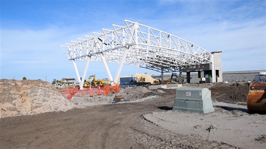 Beep Beep 🚘🚘 Hop in #TeamTyndall, we're going to see the new gate complex! The Tyndall, Airey, and Comercial gate complexes are currently under construction and in true #InstallationOfTheFuture style, will come equipped with new technology and design features that will aid the Security Forces Squadron as they continue to keep the base secure. These changes will allow motorists driving to Tyndall to exit Highway 98 and begin queuing for the entrance quicker and more efficiently, alleviating tra