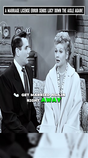 A Marriage License Error Sends Lucy Down the Aisle Again! | TV Time Machine