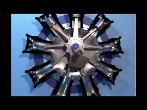 How a radial engine works