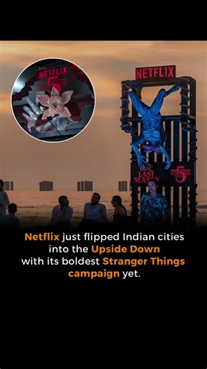Stranger Things S5 just turned Indian public spaces into a real-world extension of the show...😯🤑🇮🇳🔥