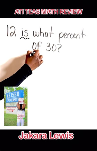 ATI TEAS MATH REVIEW 🥳🥳 #fyp #jakaralewismath #atiteas #teastest #atiteasmath