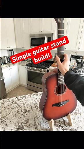 Easy and simple guitar stand build!