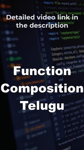 Function composition telugu 📉 #javascripttelugu #shortstelugu #functioncompositiontelugu #jstelugu