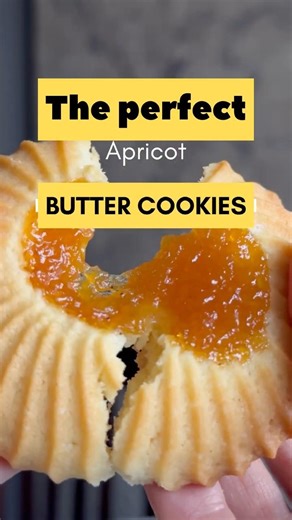 Better than A Bakery! 🍪 | Apricot Butter Cookies 🍑 #shorts