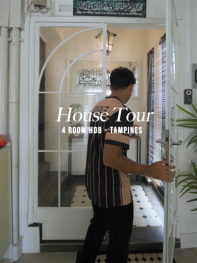 4-Room HDB Interior Design: English Colonial Look with Timber & Gold