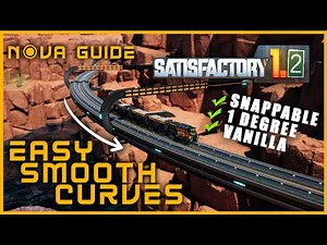 Easy 1° Smooth Curve Blueprints in Satisfactory