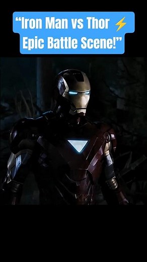 “Iron Man vs Thor ⚡ Epic Battle Scene | The Avengers (2012) #shorts”