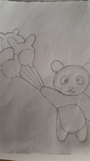 beautiful panda 🐼 drawing art🙂 #Art #drawing #panda #pencil #Pen