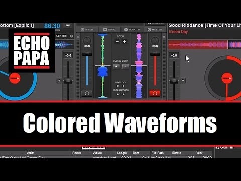 Virtual DJ 8: Colored Waveforms