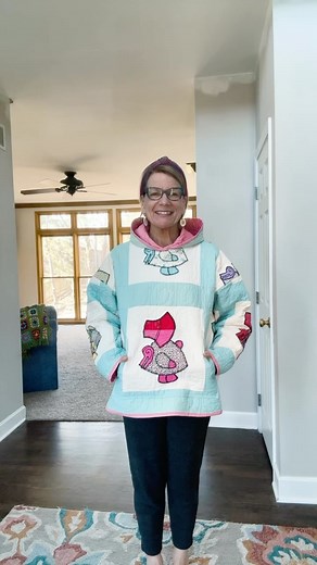 9.9K views · 164 reactions | Ya know when your good friend asks for a creation and you put it in the back burner…? What a dummy! Don’t do that! I used a quilt that I bought @slaterstantiques a few months ago. I knew it would be perfect! Don’t tell @tarrahrose about it. Let’s keep it a secret 狼狼狼 | Sully's Upcycled | Facebook