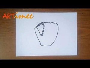 How to Draw a Baseball Glove