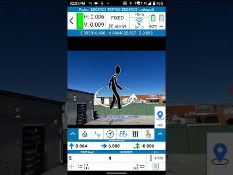 Dual‑Camera System Enables Photo‑Based Point Extraction and Visual Stakeout.