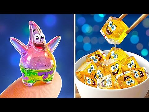 Glass Sponge Bob Ramen! 🤭 Coolest Mini Crafts For Bikini Bottom!