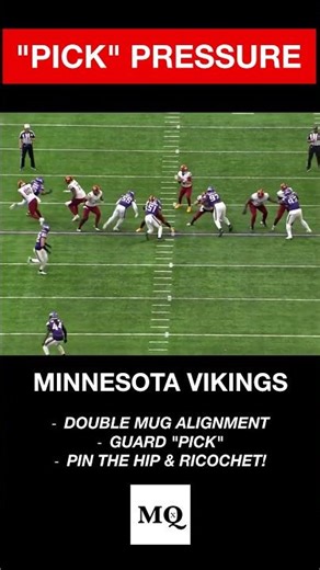 A defense doesn't ALWAYS have to pick the Center... 💥