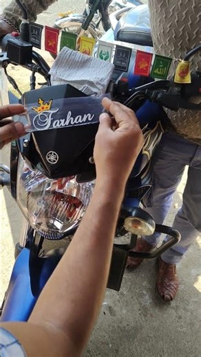 Yamaha FZ-S Visor Sticker #modified_sort_video#😍