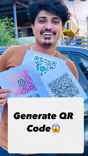 Javeed_tricky on Instagram: "QR Code Generator for Free🔥😱 #javeedtricky #tricky #tech #qrcode #scanner #instagay #instagram #facebook"