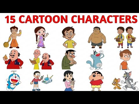 15 Cartoon characters name in english ||Cartoon characters Name || Popular Cartooncharacters