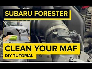 How to Clean the MAF Sensor on a 2014–2018 Subaru Forester (DIY Guide)