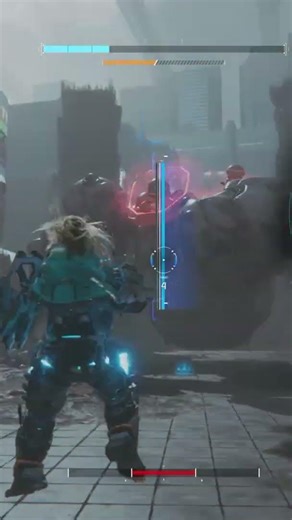 Pragmata Run From Gigantic Bot Big Belly Blue Sweeping Attack #pragmata #pragmatagameplay