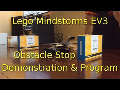 Lego Mindstorms EV3 Obstacle Stop Demonstration & Program