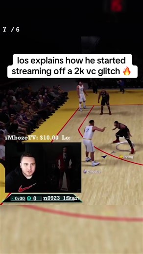 los explains how he started streaming off a 2k vc glitch 🔥 #lospollostv #nba2k #lospollostvmoments