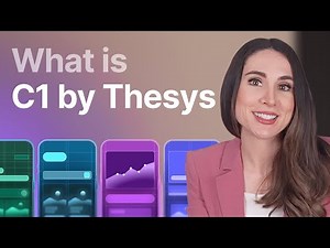 What is C1 by Thesys | The Generative UI API