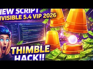 🔥 THIS THIMBLE GAME SCRIPT IS BROKEN 😱 | Invisible 5.4 VIP 2026 (INSANE WINS!) 💰