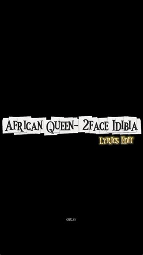 M É Ł Ľ Ø | African Queen- 2face Idibia 📻 . . . . . Disclaimer: All Music & Video credits go to their respective owners. No copyright infringement... | Instagram
