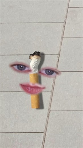 POV: Die Kippe am Bahnsteig