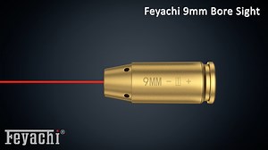 Watch Feyachi 9mm Bore Sight Laser Bore sight Red Laser Boresighter  on Amazon Live