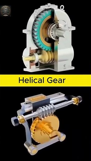 ​How Helical Gears ACTUALLY Work! ⚙️​Curiosity: Why Helical Gears are Better than Spur Gears