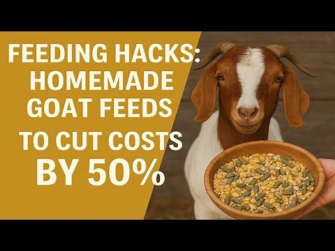 Feeding Hacks: Homemade Goat Feeds to Cut Costs by 50%!